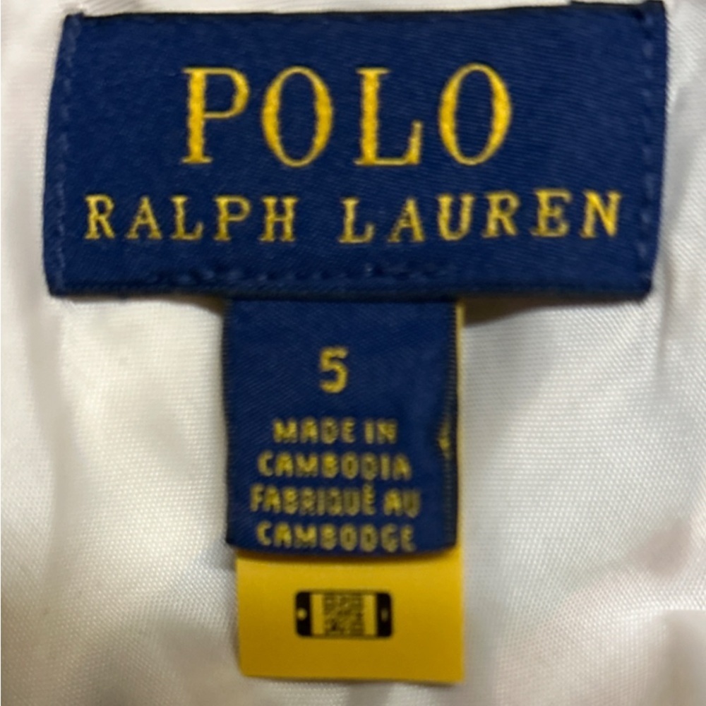 Polo by Ralph Lauren Plaid Fit-and-Flare Girl’s Dress size 5 - Picture 4 of 4